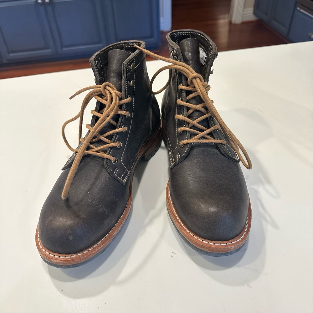 Truman Java Waxed Flesh Plain Toe Boot